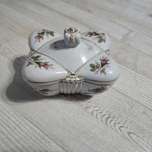 Vintage Roses Fern Trinket Dish